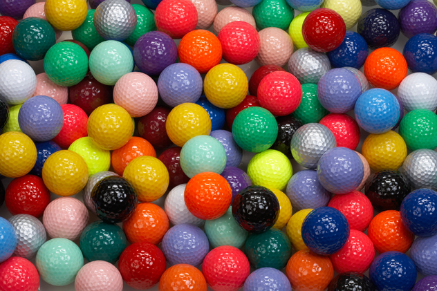 Coloured Golf Ball